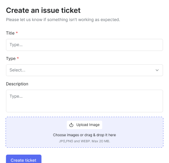 AI chatbot handing conversations over to human support with ticketing